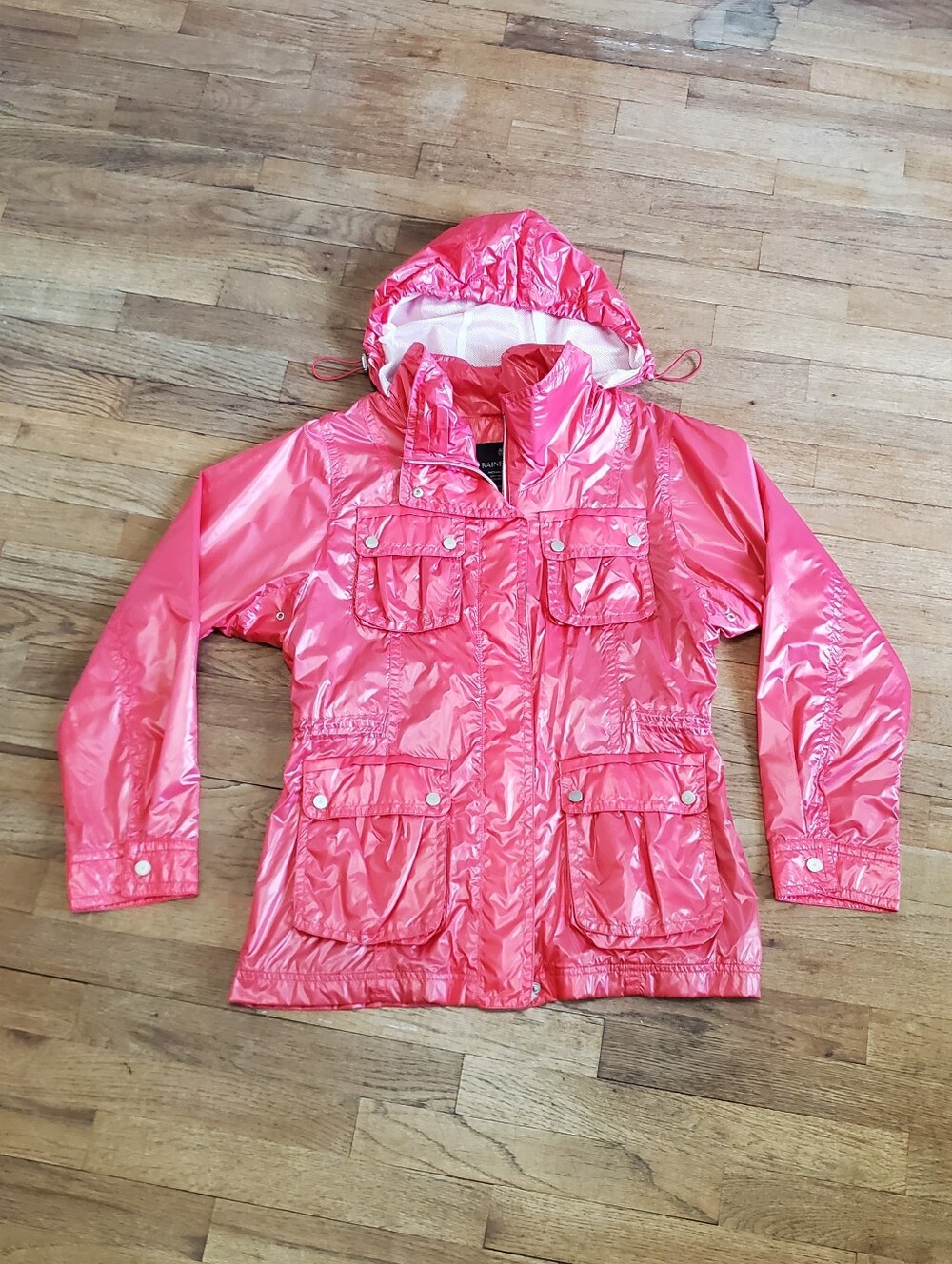 Rainforest Jackets Packable Travel Coat Pink Size M